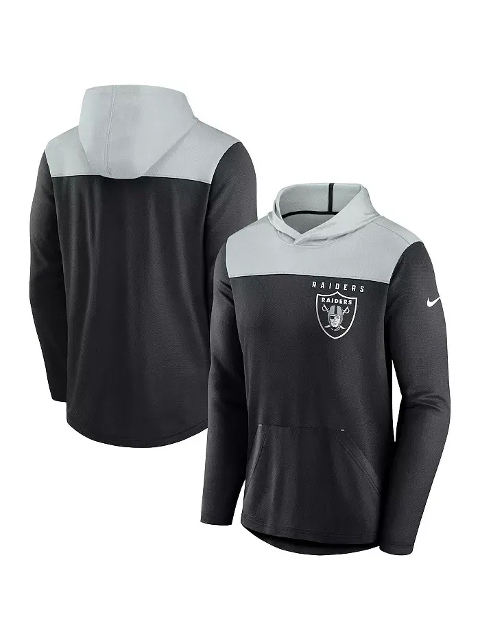 Мужская черная толстовка с капюшоном Las Vegas Raiders для фанатов Nike — изображение 1 из 3