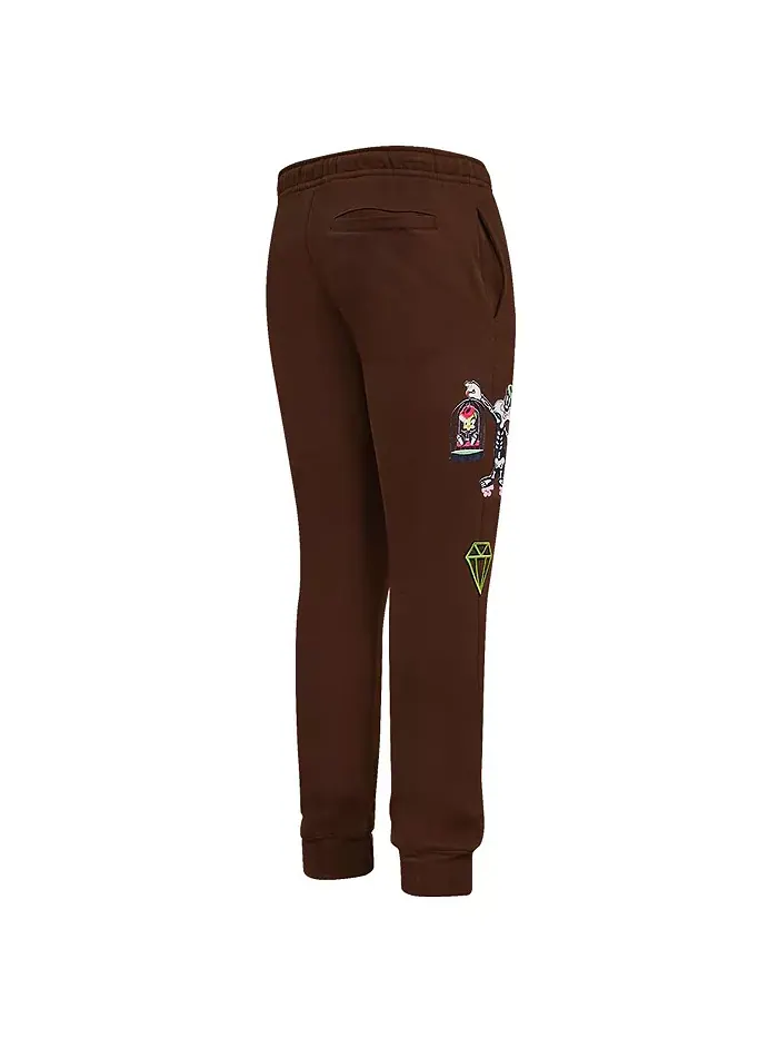 Мужские коричневые спортивные брюки Looney Tunes Sylvester Freeze Max — изображение 4 из 4