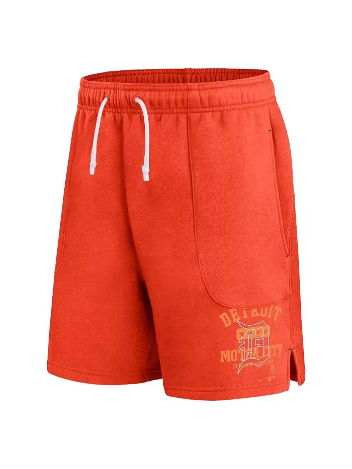 Мужские шорты для бейсбола Detroit Tigers Statement Ball Game оранжевого цвета Nike — изображение 2 из 3