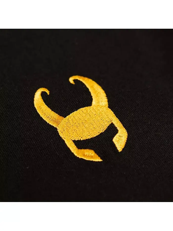 Мужская и женская футболка The Original Loki черного/зеленого цвета Loungefly — изображение 3 из 4