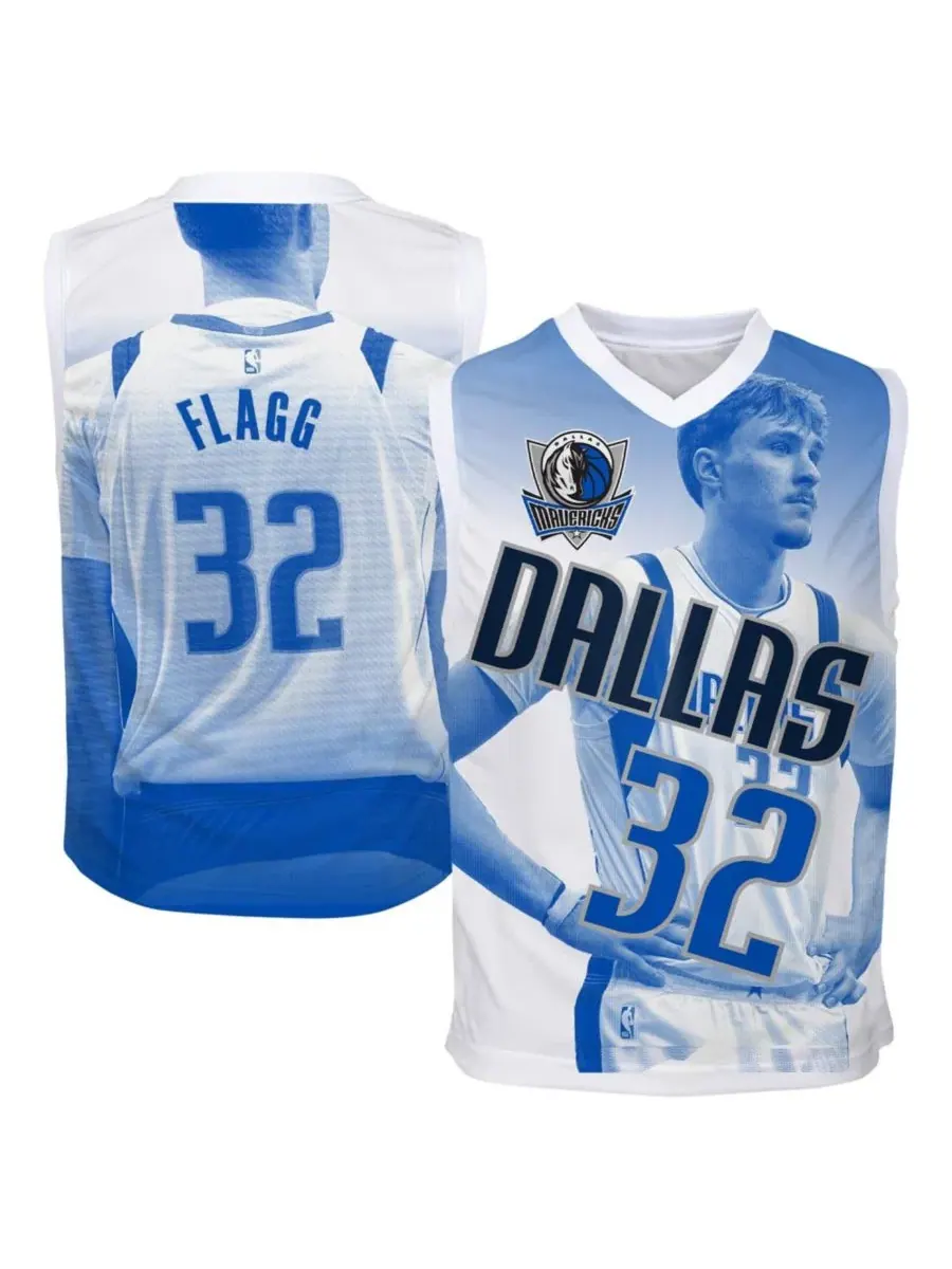 Футболка-джерси Cooper Flagg Blue Dallas Mavericks Hometown Fashion Outerstuff — изображение 1 из 3, нет цвета
