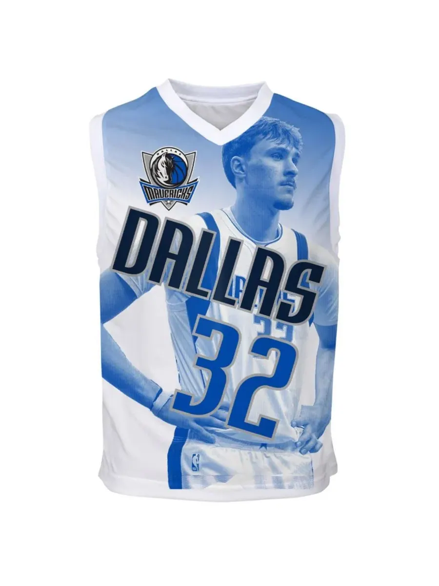 Футболка-джерси Cooper Flagg Blue Dallas Mavericks Hometown Fashion Outerstuff — изображение 2 из 3, нет цвета