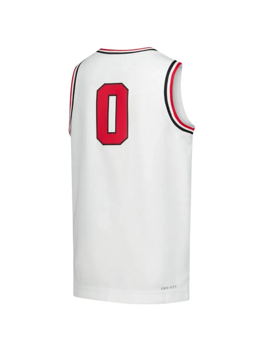 Баскетбольная джерси Nike, модель Ohio State Buckeyes Replica — изображение 3 из 3, белый