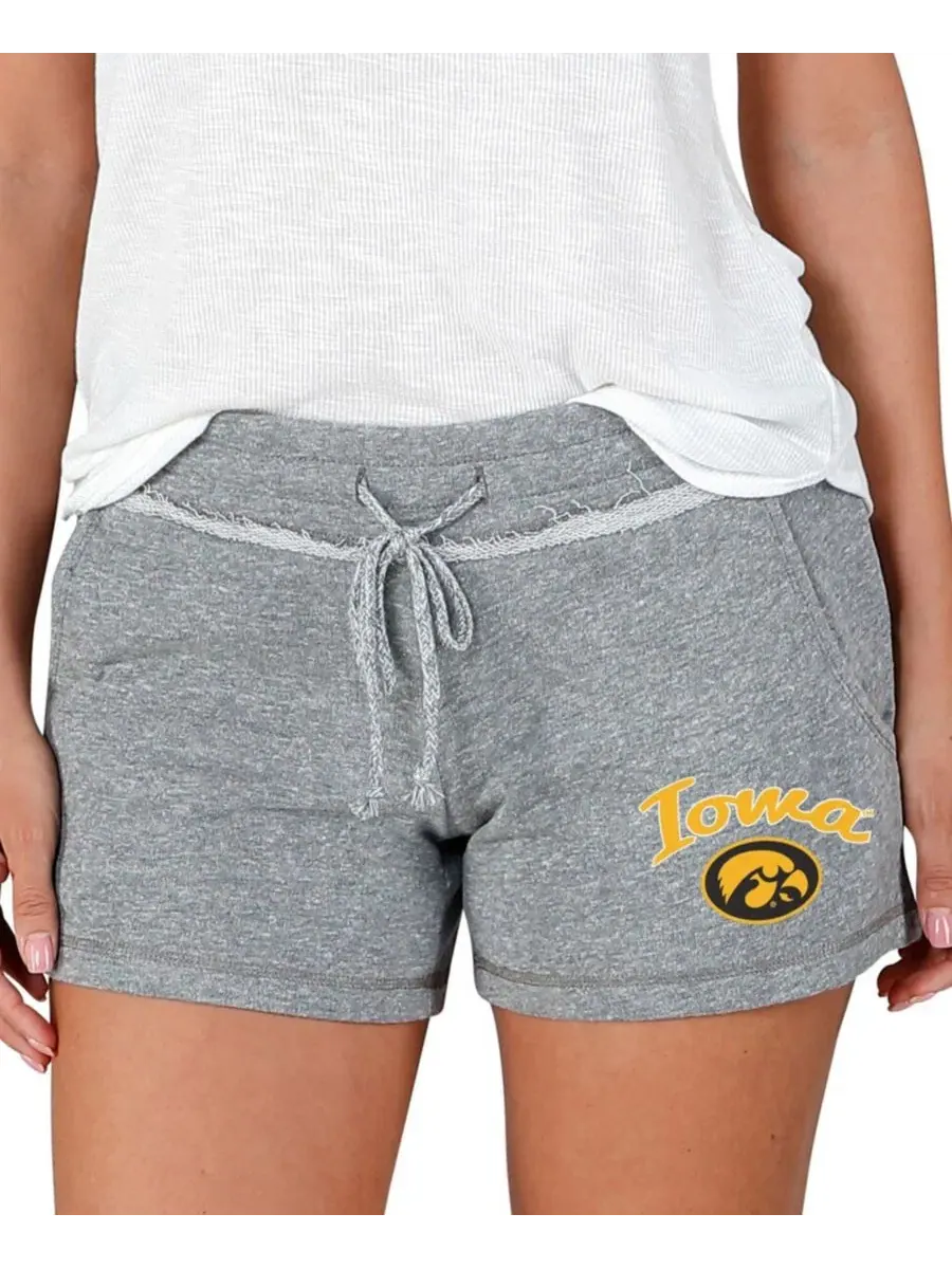 Шорты спортивные с принтом Iowa Hawkeyes Mainstream Terry Concepts Sport