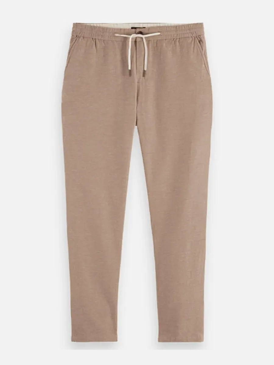 Мужские прямые льняные спортивные брюки SCOTCH & SODA, Amphora — изображение 5 из 6