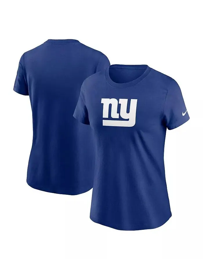Женская футболка с логотипом Royal New York Giants Primary Nike — изображение 1 из 3