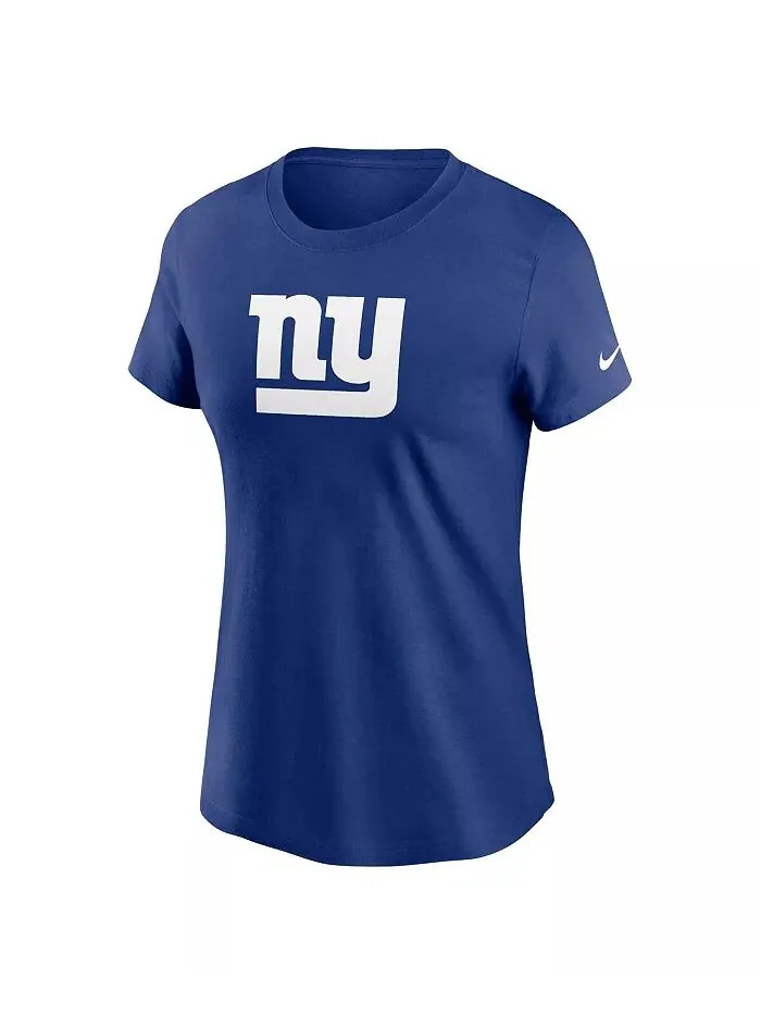 Женская футболка с логотипом Royal New York Giants Primary Nike — изображение 2 из 3