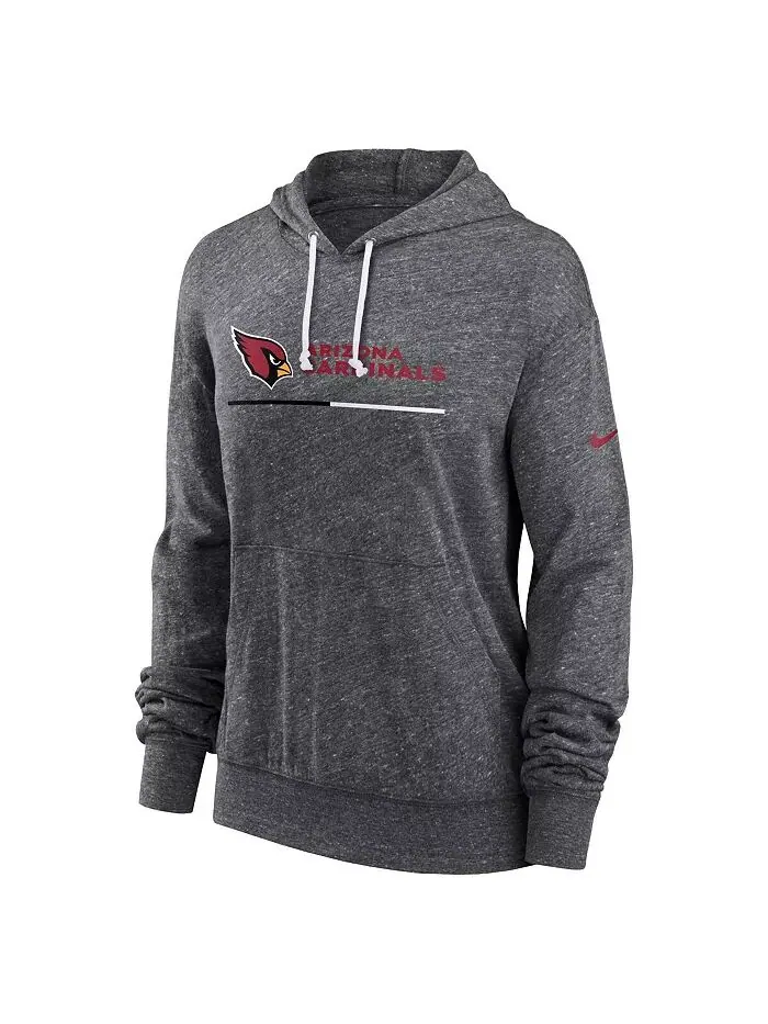 Женская легкая футболка Heather Charcoal Arizona Cardinals Team Spirit Gym в винтажном стиле с — изображение 3 из 3