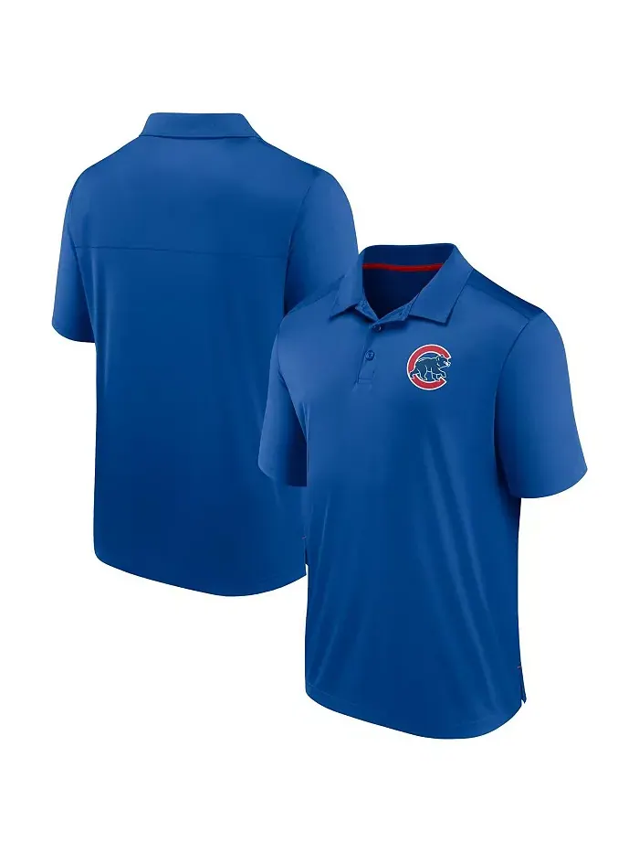 Мужская приталенная поло Royal Chicago Cubs Fanatics
