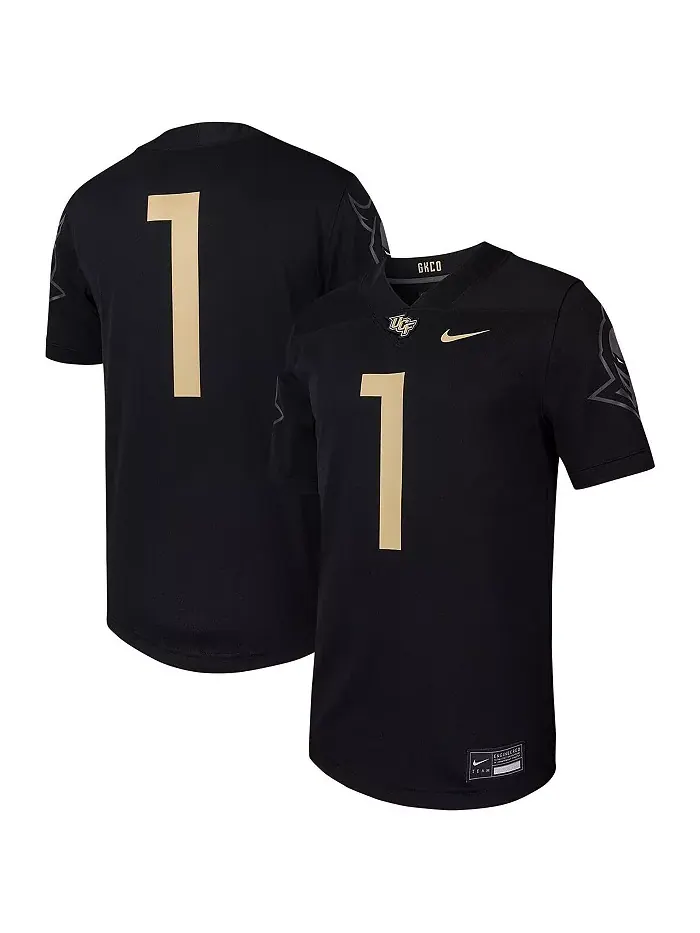 Мужская футбольная реплика джерси UCF Knights Untouchable, черная, 1 шт Nike