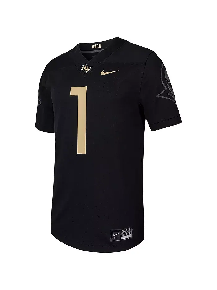Мужская футбольная реплика джерси UCF Knights Untouchable, черная, 1 шт Nike — изображение 3 из 3