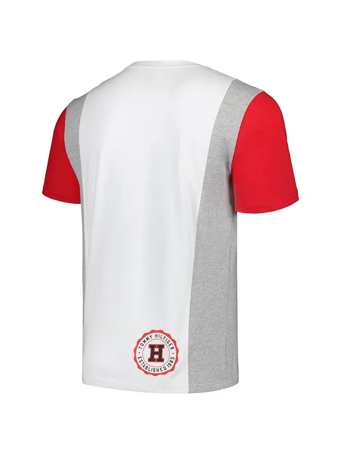 Мужская белая футболка Kansas City Chiefs Philip Tommy Hilfiger — изображение 3 из 4