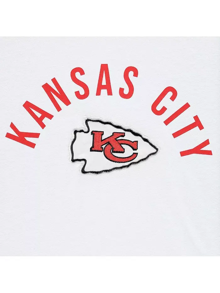 Мужская белая футболка Kansas City Chiefs Philip Tommy Hilfiger — изображение 4 из 4