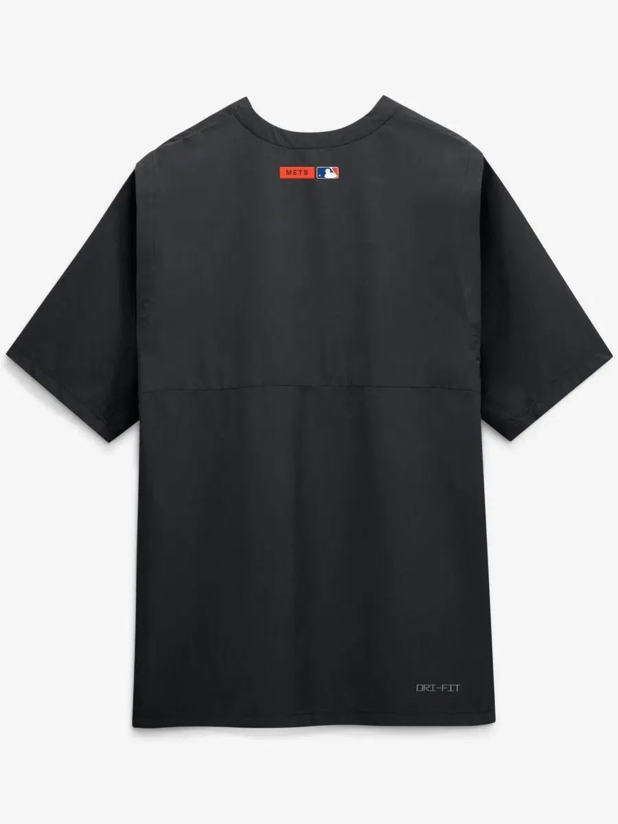 Ветровка с 1/4-застежкой Dri-FIT New York Mets Nike — изображение 3 из 5, черный