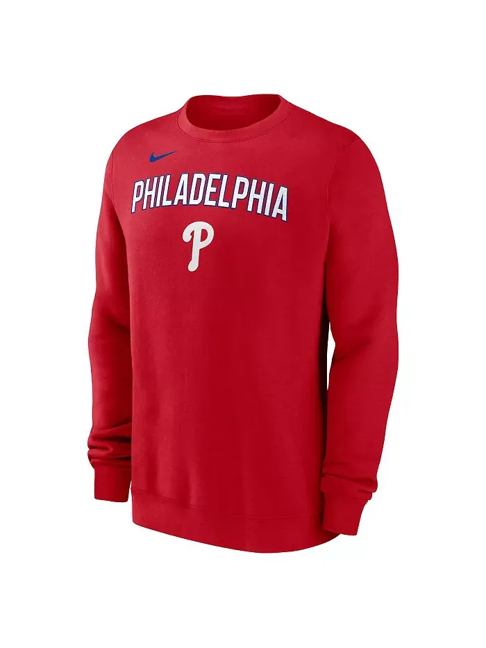 Мужская красная толстовка Philadelphia Phillies Nike — изображение 2 из 3