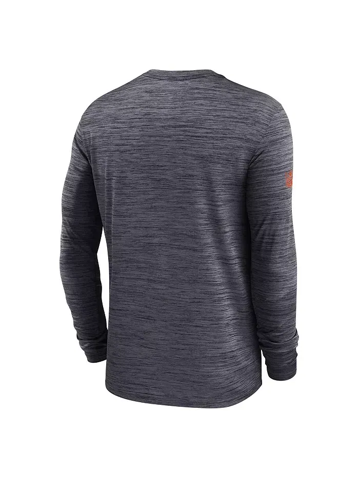 Мужская черная футболка с длинным рукавом Cincinnati Bengals Sideline Velocity Performance Nike — изображение 3 из 3