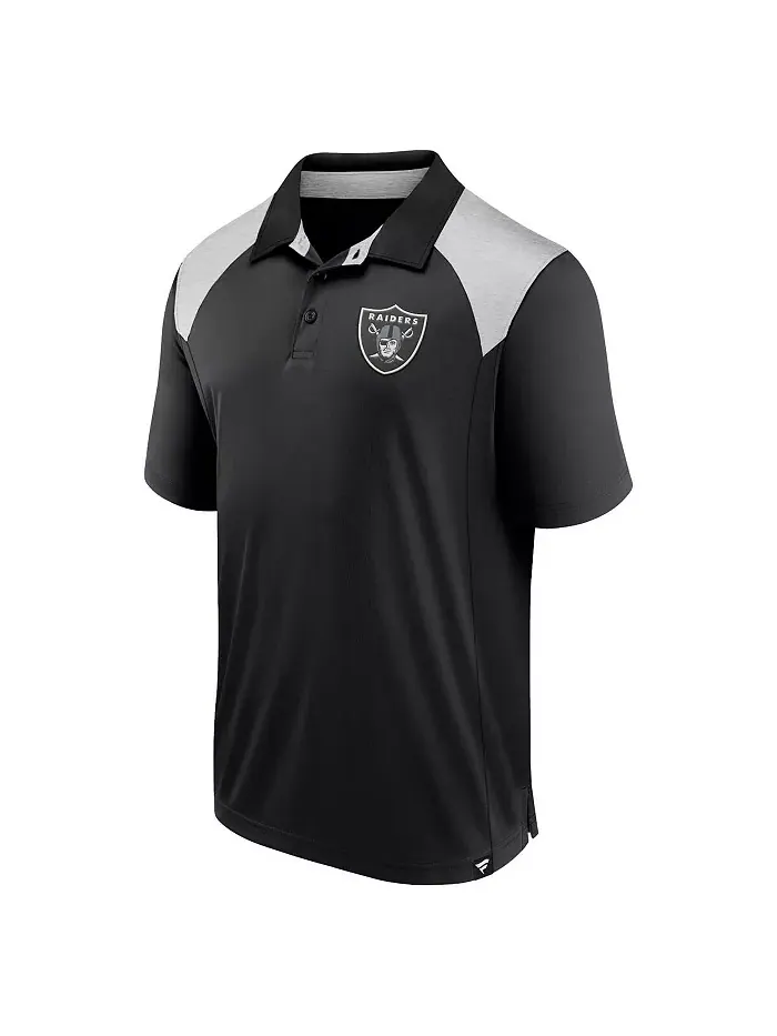 Мужская поло черного цвета Las Vegas Raiders Primary Fanatics — изображение 2 из 3