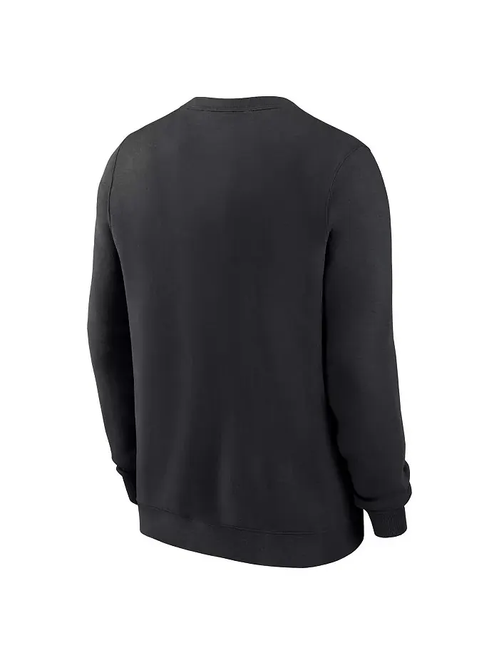 Мужская черная толстовка New Orleans Saints Primetime Club Fleece Pullover Nike — изображение 3 из 3