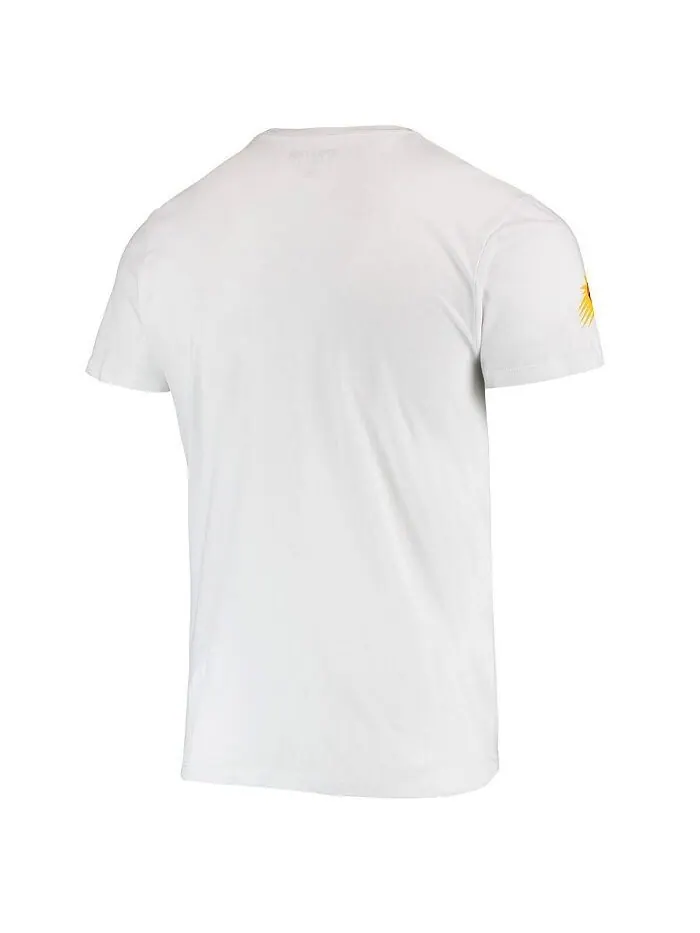 Мужская белая футболка Phoenix Suns Street Capsule Bingham Sportiqe — изображение 3 из 3, белый