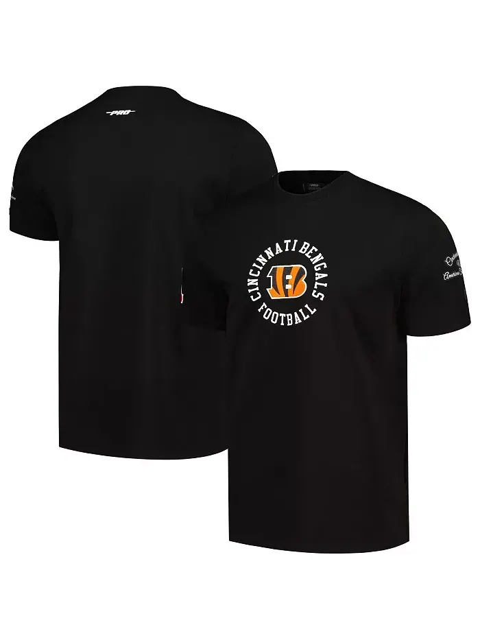 Мужская черная гибридная футболка Cincinnati Bengals Pro Standard