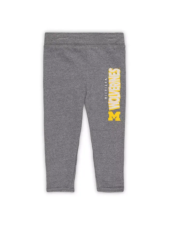 Детский комплект для девочек Michigan Wolverines: худи и леггинсы Clubhouse Outerstuff — изображение 2 из 3