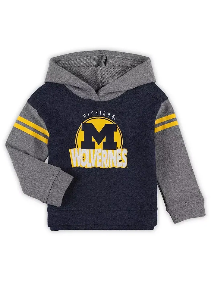 Детский комплект для девочек Michigan Wolverines: худи и леггинсы Clubhouse Outerstuff — изображение 3 из 3