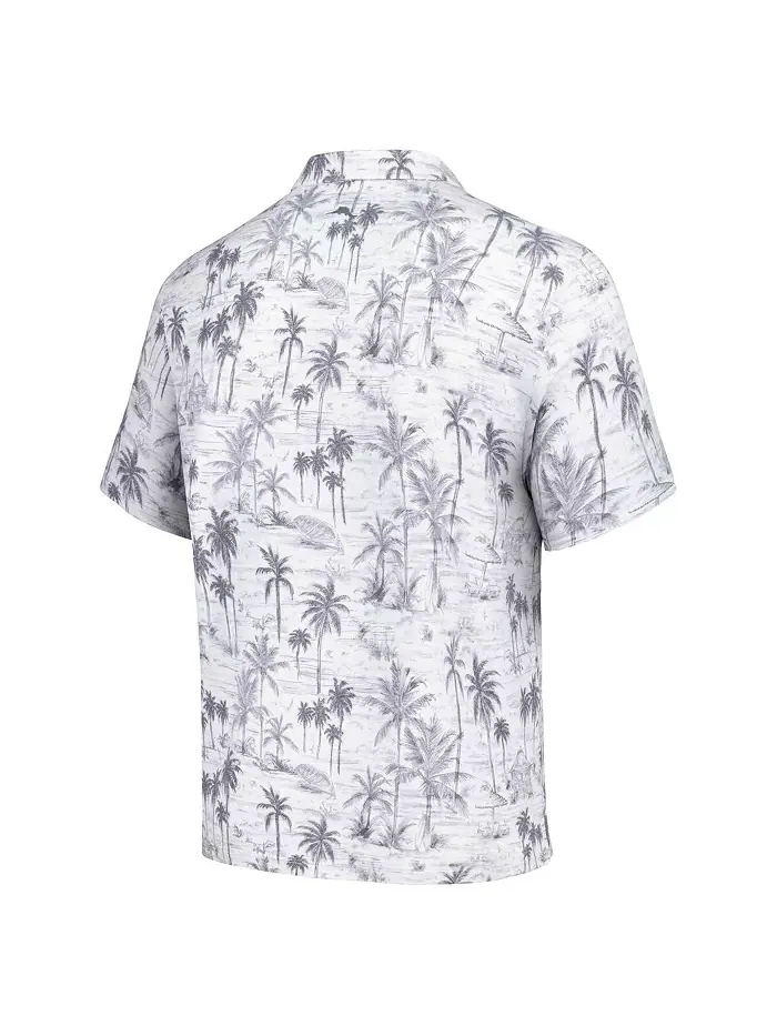 Мужская серая поло New York Jets Cabana Shores IslandZone Tri-Blend Tommy Bahama — изображение 3 из 3