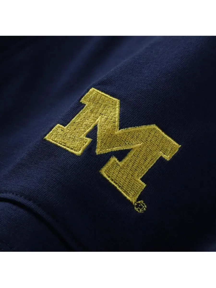 ZooZatz Женское темно-синее спортивное платье-шорты с карманами Michigan Wolverines Active — изображение 2 из 4, темно-синий