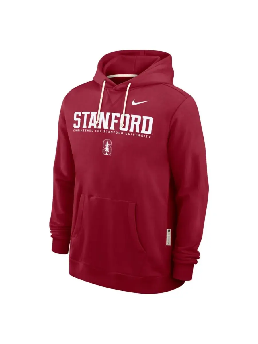 Мужская толстовка Cardinal Stanford Cardinal 2025 Sideline Standard Issue Dri-FIT Nike — изображение 5 из 5, красный