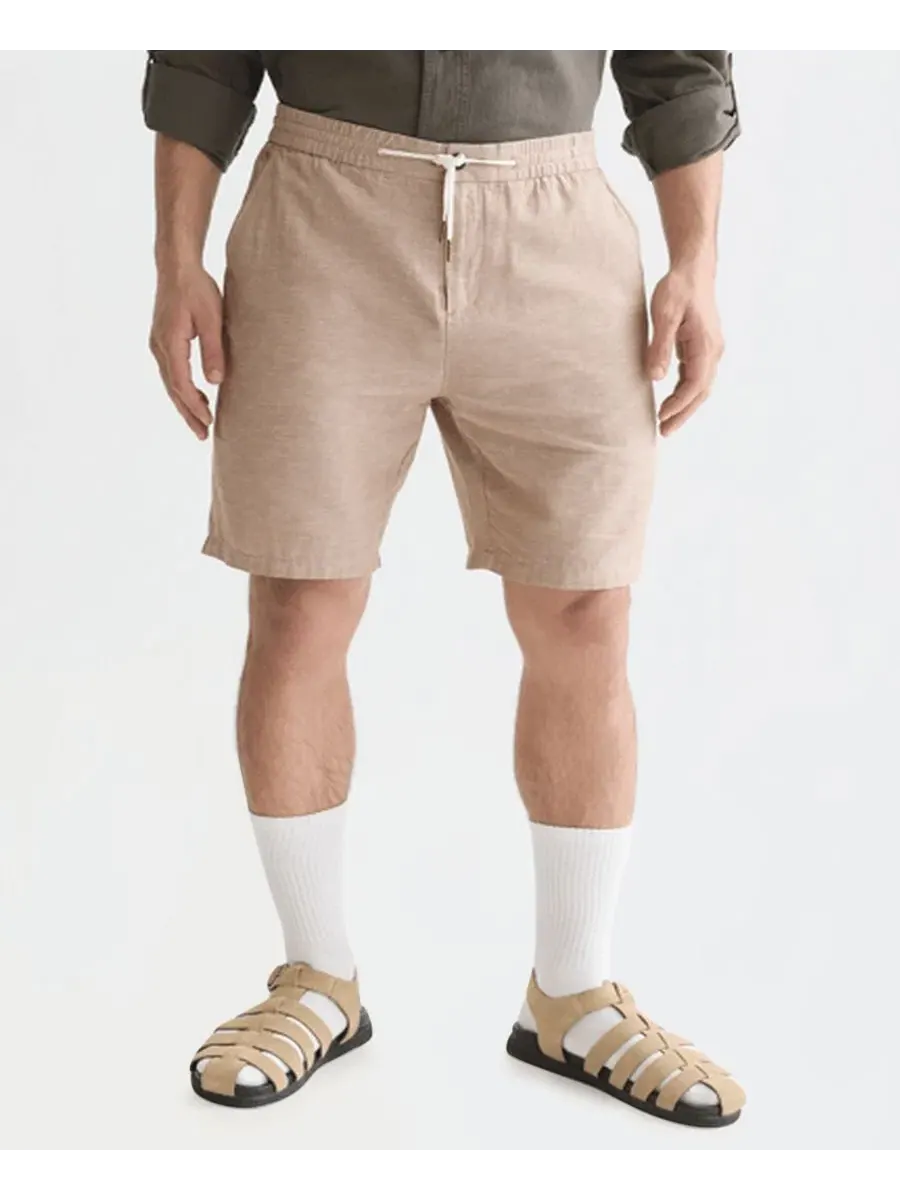 Мужские шорты из льняной смеси, стандартного кроя SCOTCH & SODA, Amphora — изображение 1 из 6