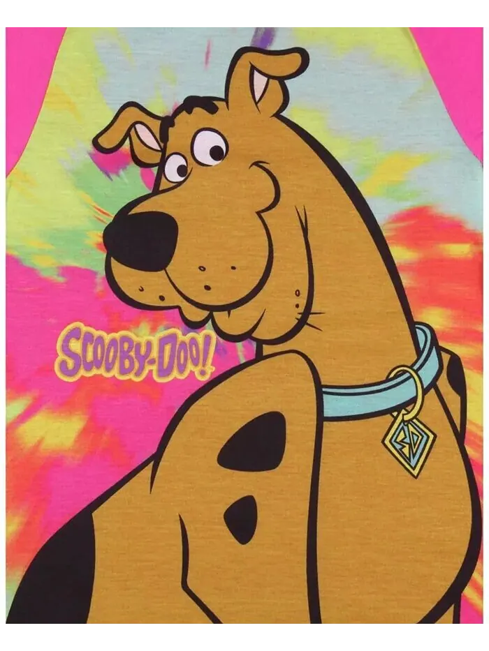 Ночная рубашка в стиле тай-дай для девочек с классическим рисунком Scooby-Doo — изображение 2 из 3