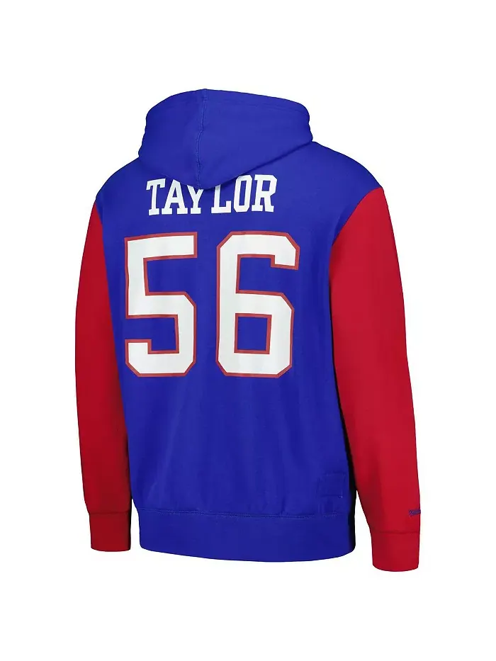Мужская толстовка с капюшоном Lawrence Taylor с именем и номером игрока New York Giants (на пенсии) — изображение 2 из 3