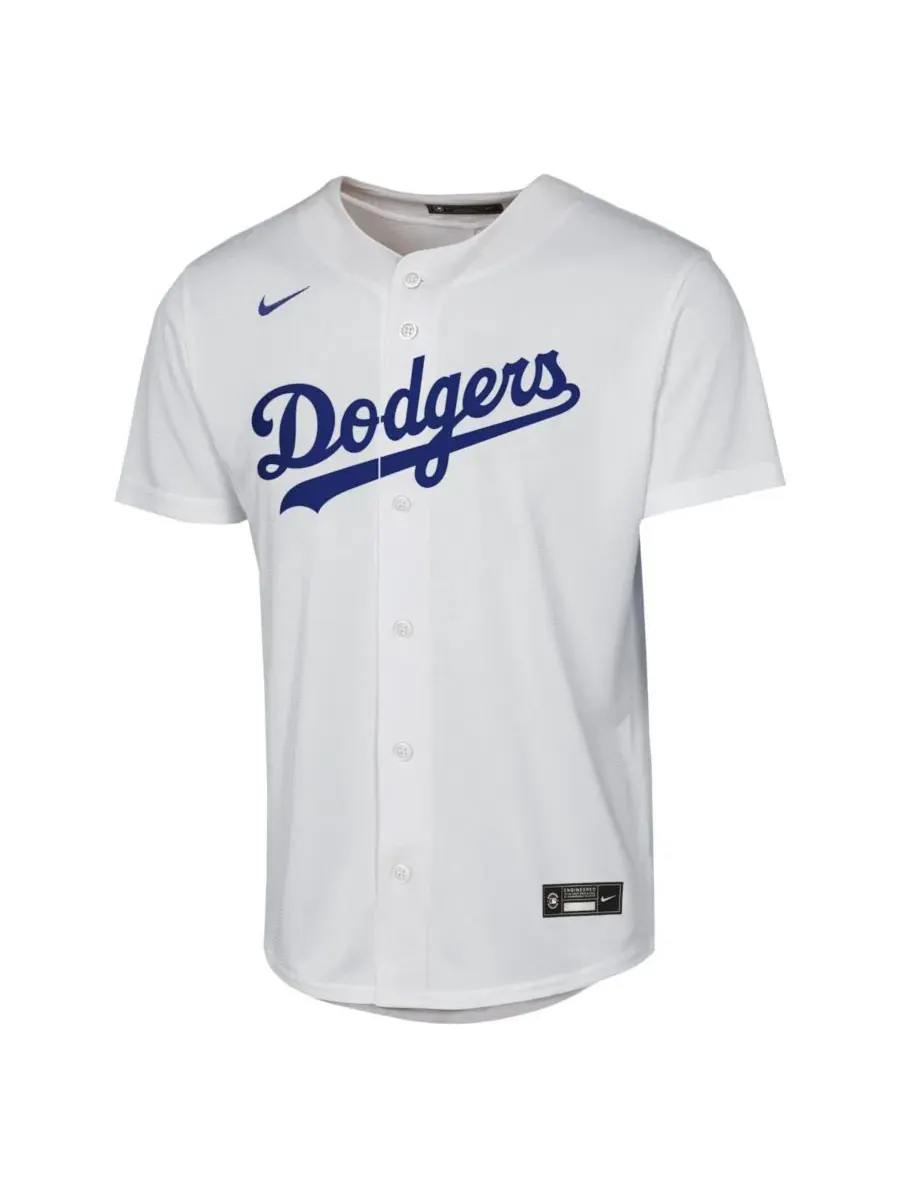 Бейсбольная джерси с длинным рукавом Edwin Díaz White Los Angeles Dodgers Nike — изображение 3 из 3, белый