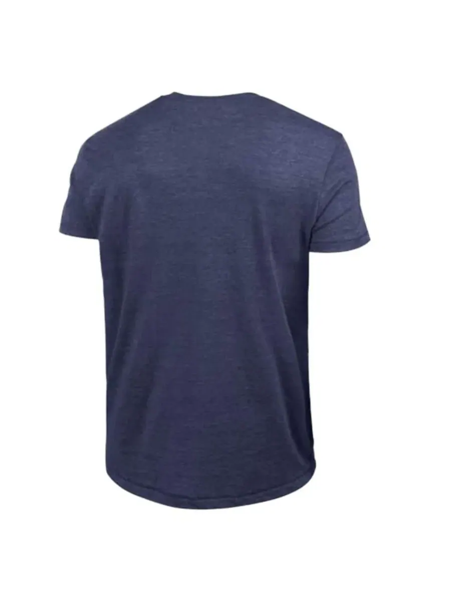 Футболка мужская с длинным рукавом Champion Ultimate Tri-Blend — изображение 2 из 3, темно-синий