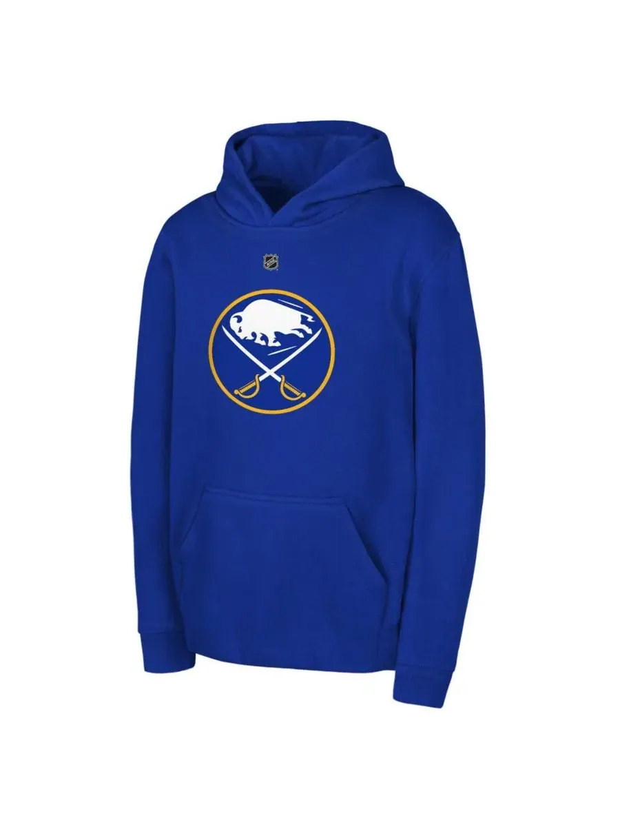 Толстовка с капюшоном с принтом Buffalo Sabres Primary Logo Outerstuff — изображение 1 из 1, королевский
