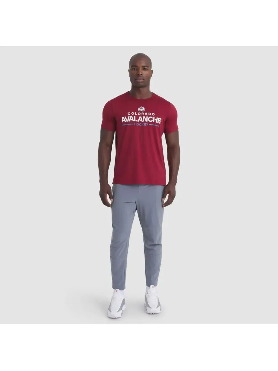 Fanatics Мужская бордовая футболка Colorado Avalanche Authentic Pro Rink Tech — изображение 3 из 5, бордовый