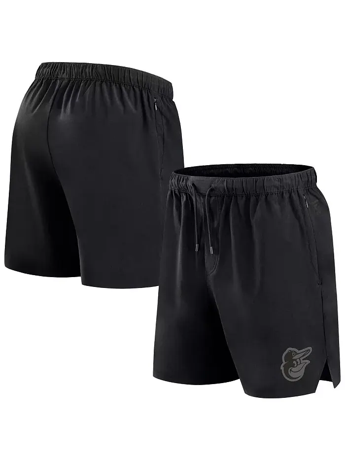 Мужские черные шорты Baltimore Orioles Front Office с плетеным узором Fanatics Signature — изображение 1 из 3