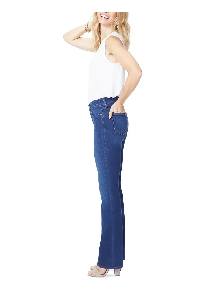 Брюки джинсовые Barbara Bootcut с высокой посадкой и эффектом контроля живота NYDJ — изображение 3 из 7