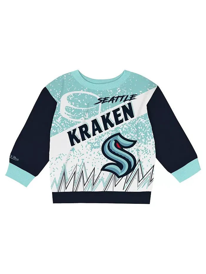 Детский комплект из флисовой толстовки и брюк Seattle Kraken с оверсайз кроем Two-Piece Oversized — изображение 2 из 5