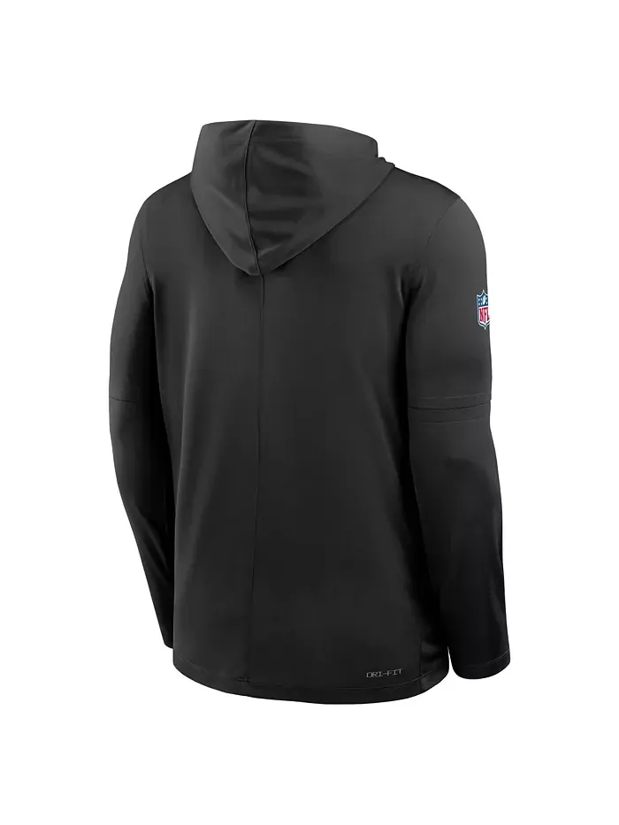 Мужская черная толстовка Washington Commanders Sideline Pure Fury Performance с длинным рукавом Nike — изображение 5 из 5
