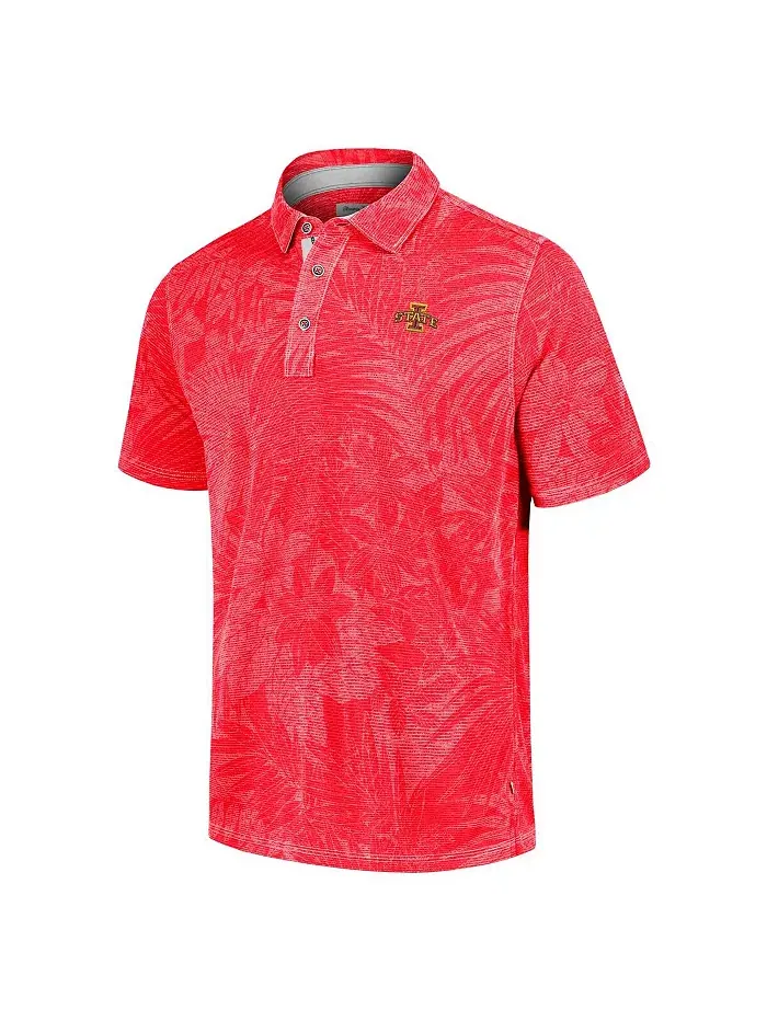 Мужская поло Sport Santiago Paradise Cardinal Iowa State Cyclones Tommy Bahama — изображение 2 из 3