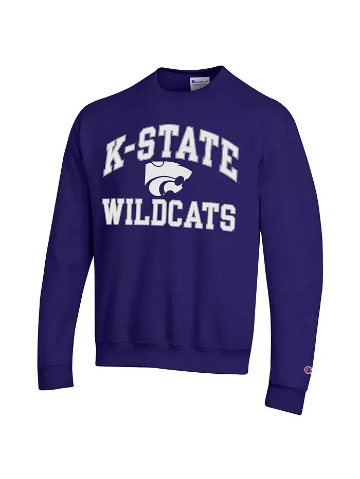 Мужская фиолетовая толстовка с капюшоном Kansas State Wildcats High Motor Champion — изображение 2 из 3
