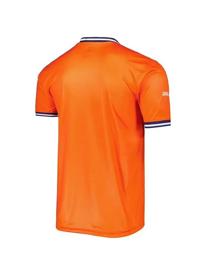 Мужская оранжевая футболка команды Houston Astros Cooperstown Collection Stitches — изображение 3 из 3