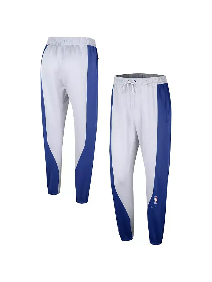 Мужские брюки Philadelphia 76ers 2023/24 Authentic Showtime, королевский синий и белый Nike