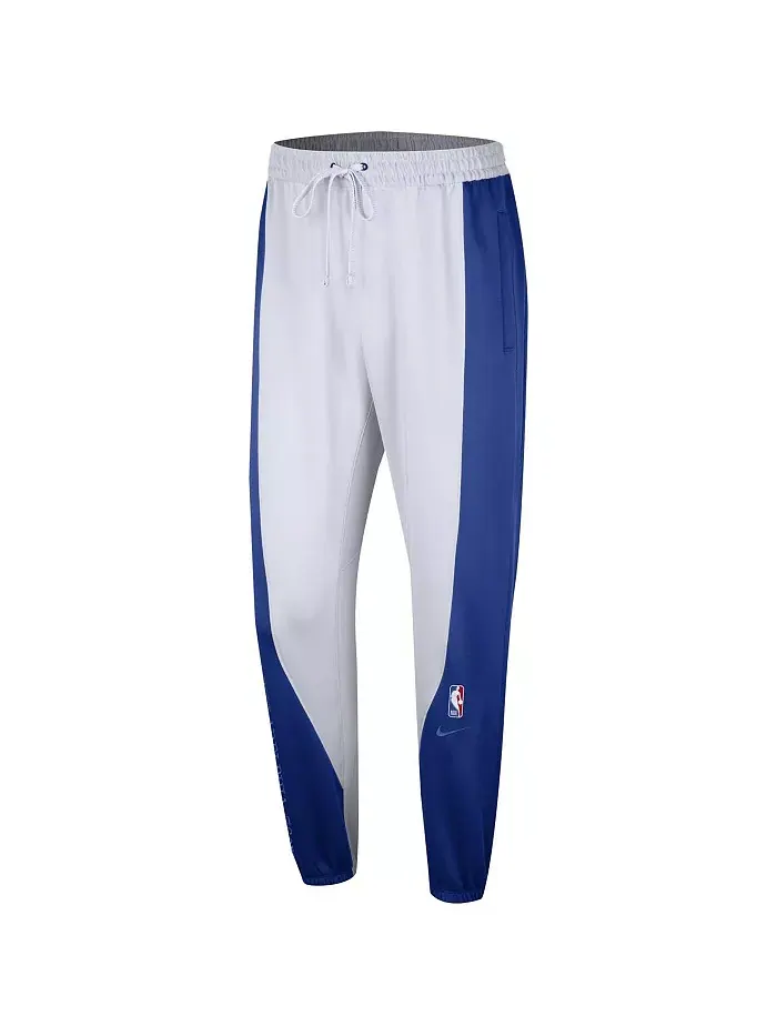 Мужские брюки Philadelphia 76ers 2023/24 Authentic Showtime, королевский синий и белый Nike — изображение 3 из 3