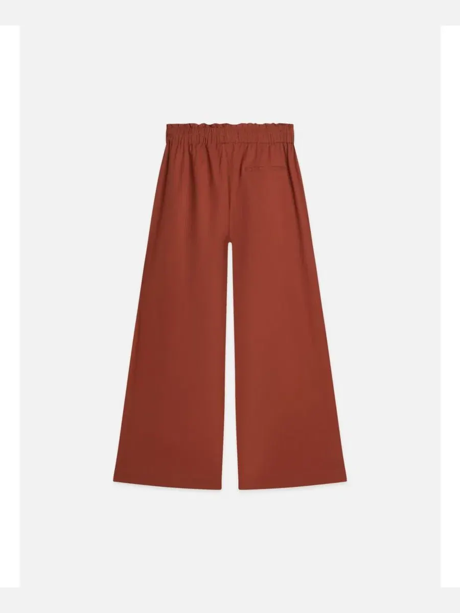 Брюки для пляжа из хлопкового поплина с завязками SCOTCH & SODA, Burnt Henna — изображение 6 из 6