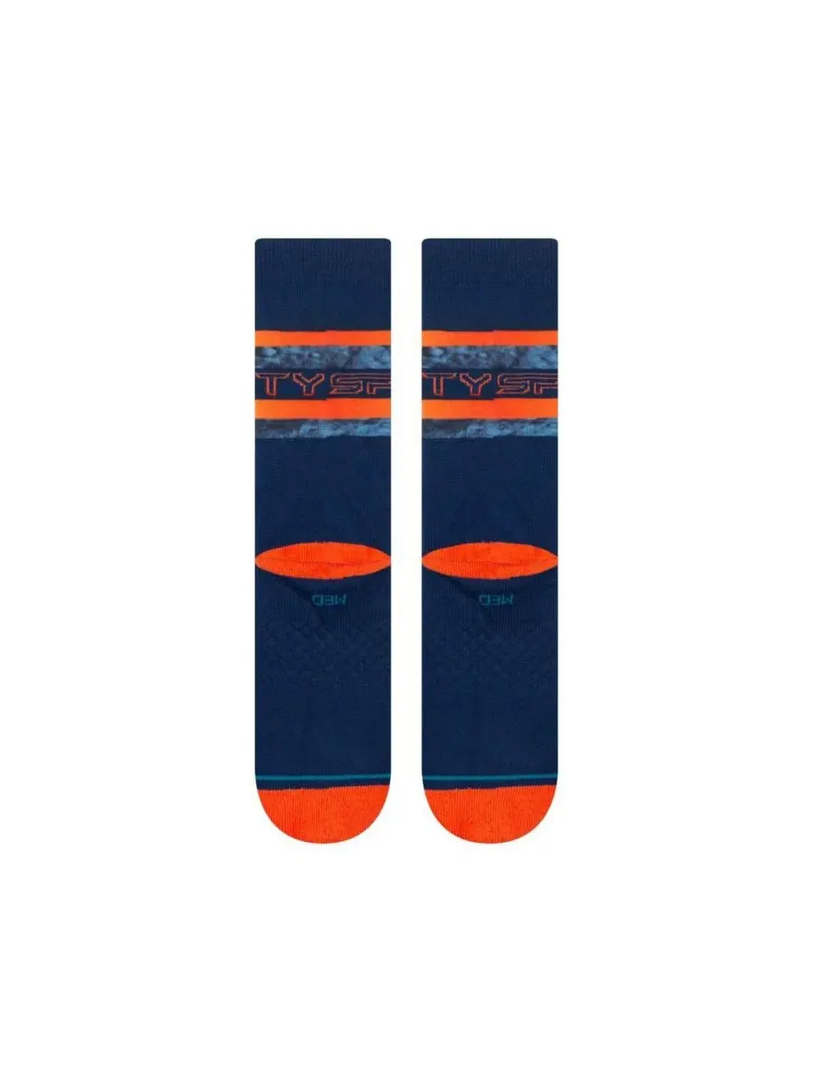 Мужские и женские носки Houston Astros 2025 City Connect Crew Socks Stance — изображение 3 из 3, темно-синий