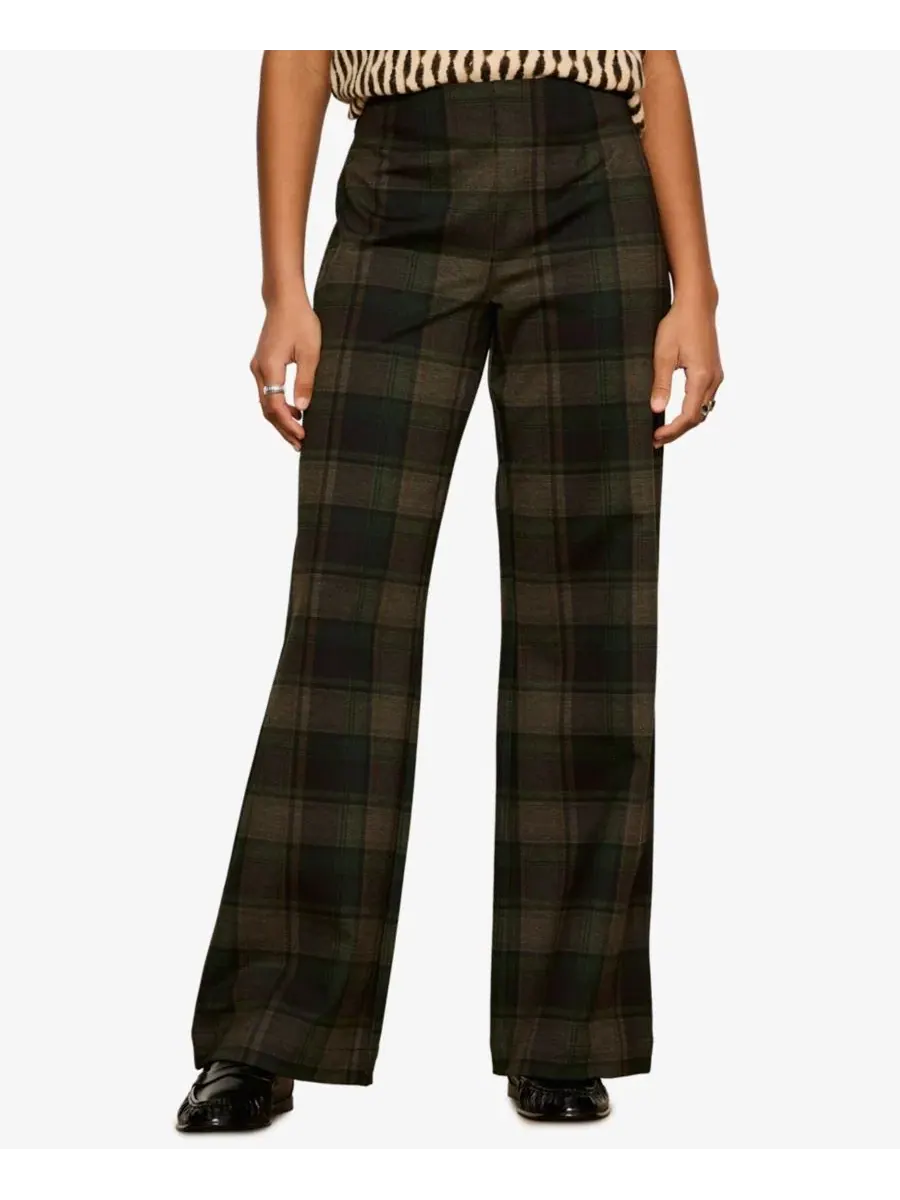 Широкие брюки с эластичным поясом Sanctuary, Kalamata Plaid