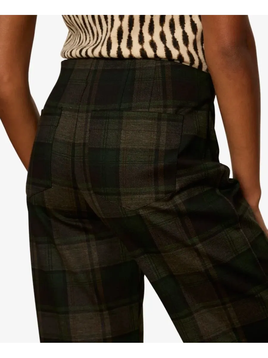 Широкие брюки с эластичным поясом Sanctuary, Kalamata Plaid — изображение 4 из 5