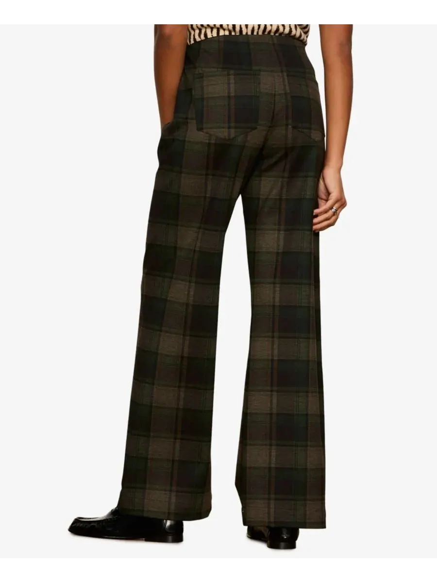 Широкие брюки с эластичным поясом Sanctuary, Kalamata Plaid — изображение 5 из 5